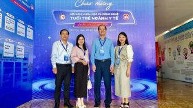 TRƯỜNG CAO ĐẲNG Y TẾ THANH HOÁ THAM GIA HỘI NGHỊ KHOA HỌC VÀ CÔNG NGHỆ TUỔI TRẺ NGÀNH Y TẾ LẦN THỨ XXII 