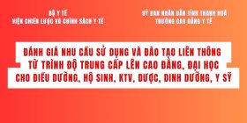 VIỆN CHIẾN LƯỢC VÀ CHÍNH SÁCH Y TẾ - BỘ Y TẾ VỀ LÀM VIỆC TẠI TRƯỜNG CAO ĐẲNG Y TẾ THANH HÓA