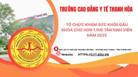 TRƯỜNG CAO ĐẲNG Y TẾ THANH HÓA TỔ CHỨC KHÁM SỨC KHỎE ĐẦU KHÓA CHO HƠN 1.100 TÂN SINH VIÊN NĂM 2025