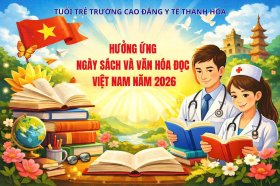 SÔI NỔI CÁC HOẠT ĐỘNG HƯỞNG ỨNG NGÀY SÁCH VÀ VĂN HÓA ĐỌC VIỆT NAM NĂM 2026 TẠI TRƯỜNG CAO ĐẲNG Y TẾ THANH HÓA