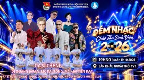 BÙNG NỔ ĐÊM NHẠC CHÀO TÂN SINH VIÊN NĂM 2026 TẠI TRƯỜNG CAO ĐẲNG Y TẾ THANH HÓA