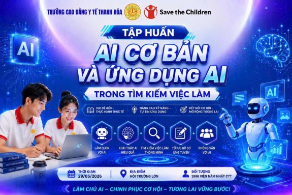 TẬP HUẤN “AI CƠ BẢN VÀ ỨNG DỤNG AI TRONG TÌM KIẾM VIỆC LÀM” – TRANG BỊ KỸ NĂNG SỐ CHO SINH VIÊN TRONG THỜI ĐẠI CHUYỂN ĐỔI SỐ