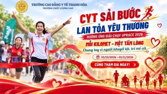 THÔNG BÁO PHÁT ĐỘNG GIẢI CHẠY UPRACE 2026 TRONG CÁN BỘ, VIÊN CHỨC NGƯỜI LAO ĐỘNG VÀ SINH VIÊN ĐỂ HUY ĐỘNG NGUỒN LỰC HỖ TRỢ NGƯỜI KHUYẾT TẬT, TRẺ MỒ CÔI TRÊN ĐỊA BÀN TỈNH THANH HÓA