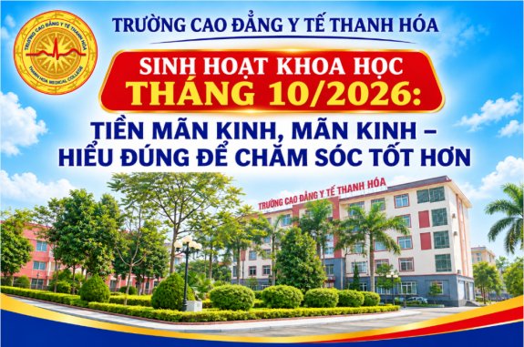 SINH HOẠT KHOA HỌC THÁNG 10/2026: TIỀN MÃN KINH, MÃN KINH – HIỂU ĐÚNG ĐỂ CHĂM SÓC TỐT HƠN