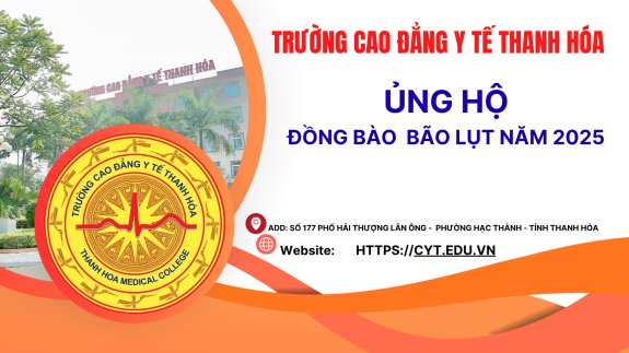 TRƯỜNG CAO ĐẲNG Y TẾ THANH HÓA TỔ CHỨC LỄ PHÁT ĐỘNG PHONG TRÀO ỦNG HỘ ĐỒNG BÀO LŨ LỤT
