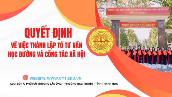 QUYẾT ĐỊNH VỀ VIỆC THÀNH LẬP TỔ TƯ VẤN HỌC ĐƯỜNG VÀ CÔNG TÁC XÃ HỘI