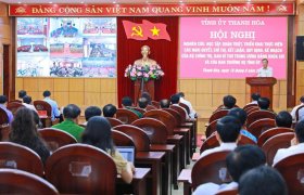 TRƯỜNG CAO ĐẲNG Y TẾ THANH HOÁ TỔ CHỨC HỘI NGHỊ TRỰC TUYẾN KẾT NỐI ĐIỂM CẦU NGHIÊN CỨU, HỌC TẬP VÀ TRIỂN KHAI THỰC HIỆN NGHỊ QUYẾT, CHỈ THỊ CỦA TRUNG ƯƠNG VÀ CỦA TỈNH